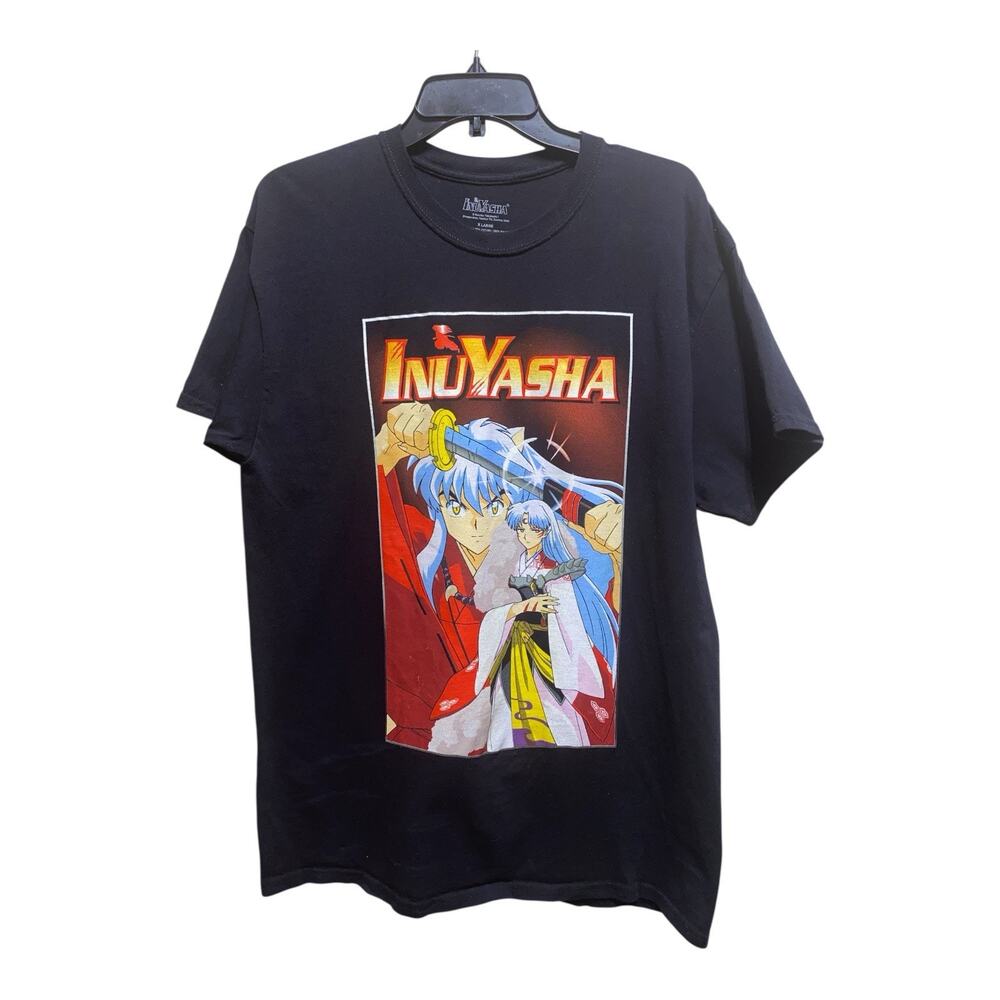 InuYasha x Sesshomaru Anime Graphic T-Shirt Black XL VIZ Media ©2009 (Licensed)